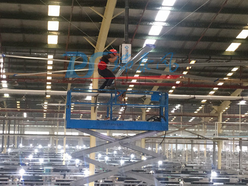 為什么高大型廠房更適合安裝大型工業(yè)吊扇？瑞泰風(fēng)環(huán)保空調(diào),冷風(fēng)機(jī)